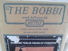 Vintage Artply  the Bobbi  Model  66 Wood Dollhouse Doll House Kit   Iob    Usa
