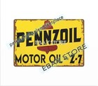 Company Plaque Pennzoil Motor Oil Gas Garage Mancave Metal Tin Sign