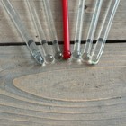 Mixed Lot Of 7 Vintage Hand Blown Glass Swizzle Stir Sticks Various Themes 7   
