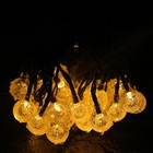 9ft Led String Lights  108 Warm White Bulbs  Outdoor Waterproof Fairy Lights