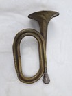Vintage Brass Ww1 Military  Bugle With Cornet Mouth Piece As Is