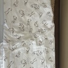 Ikea Bunny   s Rodhake  Crib Duvet Cover pillowcase Rabbit Pattern White beige 