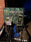 Monster Energy Drink Display Rack With Wheels