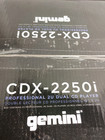 Gemini Cdx-2250i Professional 2u Dual Cd Player