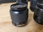Lot Of 10 Nikon Af Dx Nikkor Camera Lens Lot 18-55 55-200 Read Description