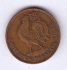Cameroun Cameroon Fran  ais Libre  free French  50 Centimes 1943  cam33 