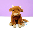 Jellycat Callie Cow  small  7  Soft Plush Toy Rare Brown Calf Retired Lovey Nwt