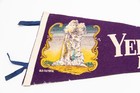 Large Vintage Old Faithful Yellowstone Park Souvenir Felt Pennant 29 