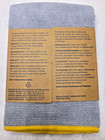 Norwex Envirocloth Graphite Grey W  Yellow Trim Baclock Microfiber Nwt