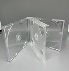 2 New 23mm Triple Cd  3 Cd  Jewel Case With Clear Tray   Gf3
