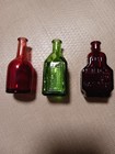 Wheaton Glass Miniature Bottles - Set Of 3