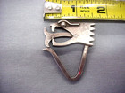 Rare Mcm 1960   s Mexican Signed Sterling Silver Dragon Head Key Ring Bracelet 20g