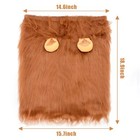 Dog Lion Mane Costume - Realistic Mane With Ears For Medium To Large Sized Do   