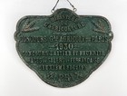 Antique French Agricultural Prize 1930 Award Plaque Large Paris Wall Hanging