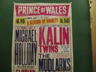 Vintage Theatre Poster 1958 - Michael Holliday  Kalin Twins  Mudlarks  20 X 12 