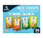 Quaker Rice Crisps Variety Pack 36pk     Gluten Free Snack Bags