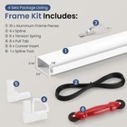 Fififo 2 Sets Window Screen Frame Kit 5 16 In X 1 8 In X 36 Inch Build Or