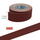 1pc 5m Emery Cloth Sandpaper Roll 1inch Wood Metal Polishing Tape - New