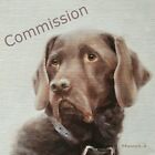 Pet Portrait Commission Oil Painting 8x8 Inch