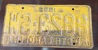 Vintage 1966 North Carolina Car License Plate 8823-sw