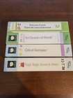 Lot Of 4 Cricut Cartridges Tags  Bags  Sampler  Extreme Fonts  Ocean Of Words