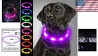 Rechargeable Led Dog Collar - Night Safety With 3 Glow Modes For All Breeds
