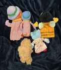 6 Vintage 1983 Romper Room Fun Farm Plush   Puppet Set - R dakin With Tags