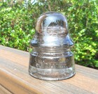 Nice Smoky Purple Cd 162 California Signal Style Glass Insulator  u 