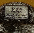 Vintage American Eagle Belt Buckle Siskiyou Belt Buckle Company 1985 2  X 1 75 