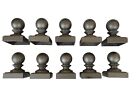 Cast Iron Ball Post Finial Topper For 3    X 3    Square Post   10 Pack  ship Fast