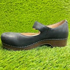 Dansko Beatrice Womens Size 6 5 Black Casual Classic Leather Mary Jane Shoes