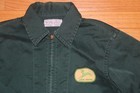 Vintage Mechanics Jacket Mens Sz 40 Green Unlined Cropped 1950s John Deere lar