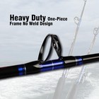 Fiblink 2-piece 8  Saltwater Offshore Trolling Rod 30-50lbs