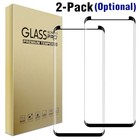 For Samsung Galaxy S8  S8 Case Hybrid Rugged Belt Clip Cover   Tempered Glass