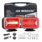 Wireless Rechargeable Led Trailer Light Kit 7pin Plug For Truck Rv Suv Upgraded