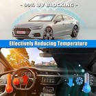 2pcs Retractable Car Sun Shades - Accordion Foldable Windshield Sunshade