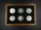1974 - 1979 Wwf Wildlife Conservation 48 Coin Silver Proof Set - Boxed   Certs