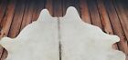 Grey Ivory Cowhide Rug Large Brazilian Hair On Cow Skin Rugs Real 7 2ft X 6 3ft