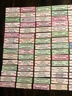 Large Lot Of 150 Original Jukebox 45 Record Title Strips  dd12