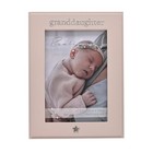 Baby Photo Frame Pink 4 x6  Portrait Picture By Bambino - Granddaughter