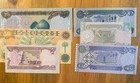 Lot Of 6 Iraq Iraqi Dinars Saddam Hussein Uncirculated Notes Rare 