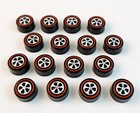 16 Brightvision Redline Wheels     16 Medium Us Dull Chrome Bearing Style Wheels