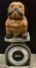 Hand Carved Wood Bulldog Dog Figurine Brown Handmade Rustic Statue Decor 7 1 2    