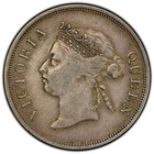 Straits Settlements  1901 Victoria 50 Cents  Pcgs Vf 30  120 000 Mintage 