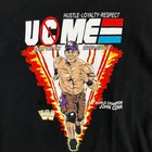 Wwe Authentic John Cena Graphic T-shirt Men s Size Xl Fits L Black G i  Joe Back