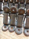 20 X Antique vintage Stair Rod Clips -copperized