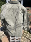 Vintage 40s Ww2 M43 Hbt Us Navy Field Jacket Shirt Military Small Donut Button 