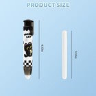 6 Pcs Retractable Black Cute Cat Eraser Cartoon Pen Pencil Erasers Kawaii Bir   