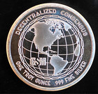 Bitcoin Crypto Currency Golden State Mint Decentral -0 999 Silver 1 Oz Art Coin