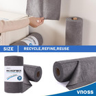55 Pack Microfiber Cleaning Cloth Roll  Tear Away Reusable Towels  11  X 9   Ult